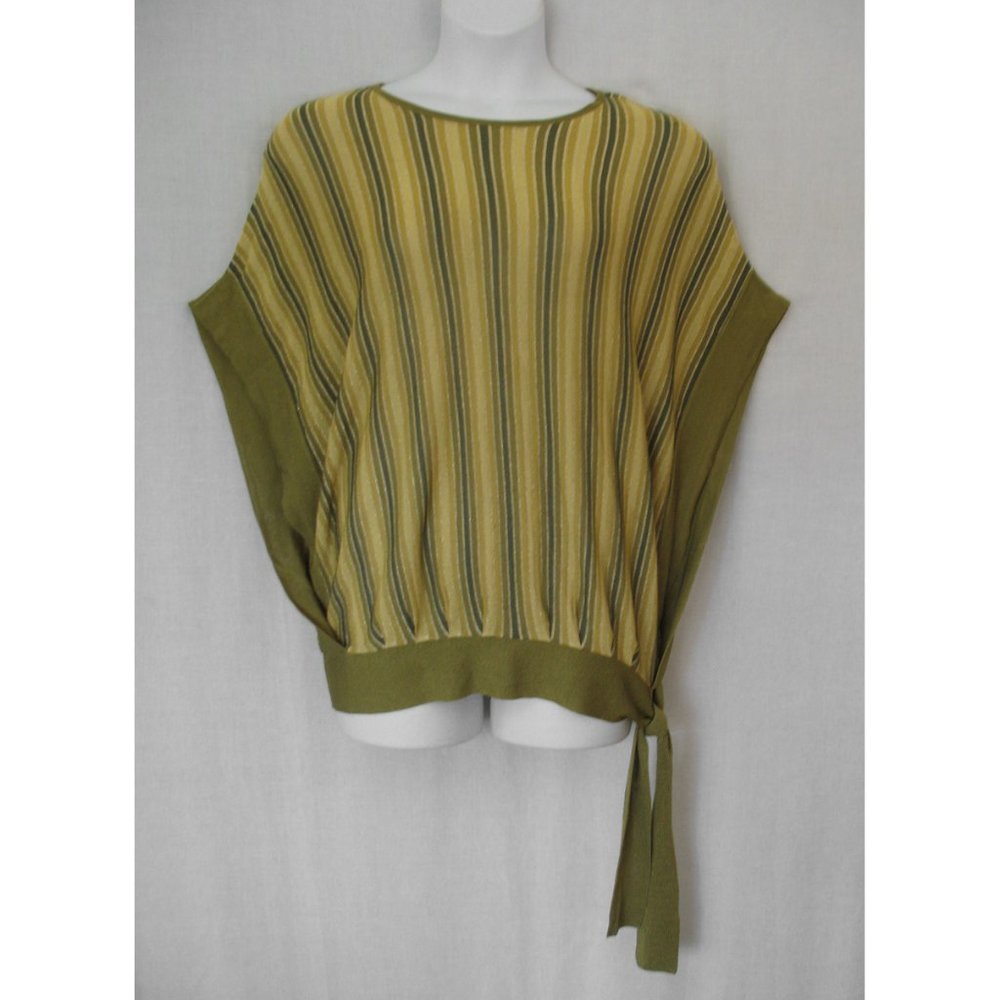Anne Klein Knit Caftan Vest Top Oversized Women's Medium NWT